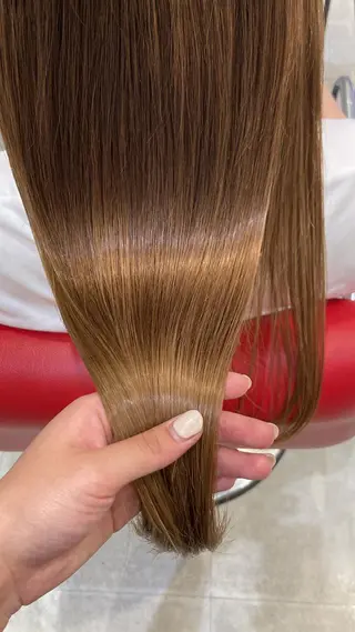 ロング カラー nono/パーマ /顔まわりカット🐈のヘアスタイル