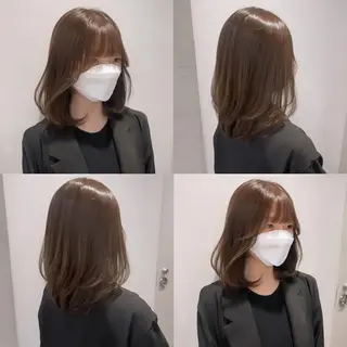 ミディアム 銀座/レイヤーカット 🤍内野すみれのヘアスタイル