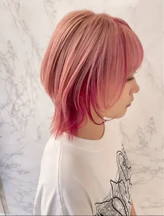 ミディアム ☆ハイトーン口コミ◎ WiLL/京橋のヘアスタイル