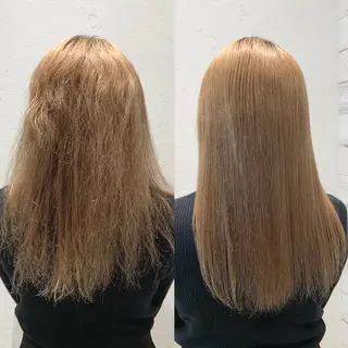 ロング カラー ヘアアレンジ アニメ髪・ウルフ🦇 樋口莉夏のヘアスタイル