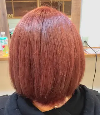 ショート カラー 透明感/ 美髪矯正/田中恭のヘアスタイル