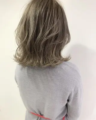 ミディアム カラー ひらやま りょういちのヘアスタイル