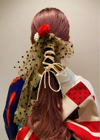 ロング ヘアアレンジ 艶髪🌿美髪 大塚礼乃【西荻窪】のヘアスタイル