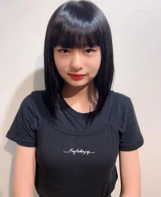 ミディアム ♡ma ki♡のヘアスタイル