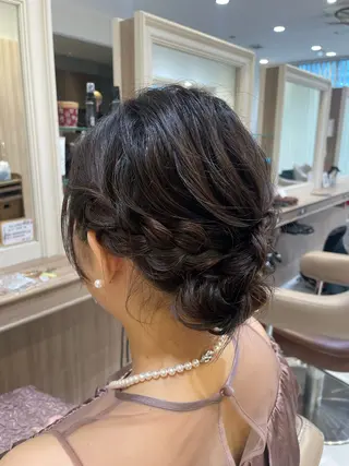 ヘアアレンジ 韓国ヘアメイク🎀/ 縮毛矯正✨山本媛香のヘアスタイル