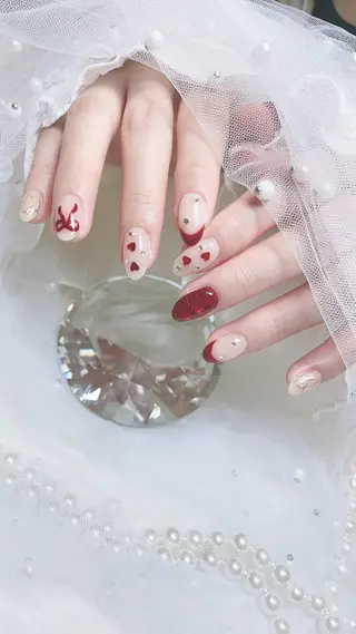 ネイル 韓国ワンホンネイル MIYU🩶のネイルデザイン