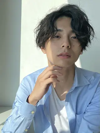 ショート メンズ センターパート /植田のヘアスタイル