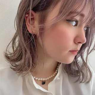 ショート カラー パーマ ヘアアレンジ Riposo.所属・✨艶髪✨ 奈須晴香のヘアスタイル