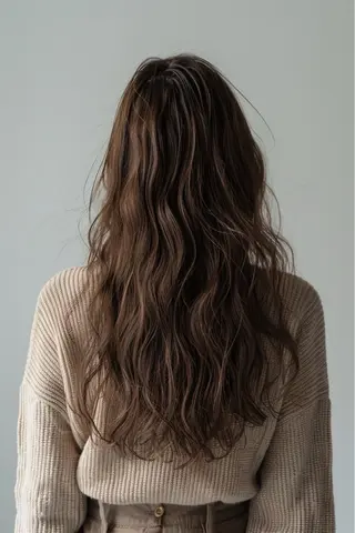 ロング 高橋 遥香のヘアスタイル