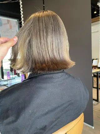 ショート カラー 髪質改善/ブリーチ 田代 龍我のヘアスタイル