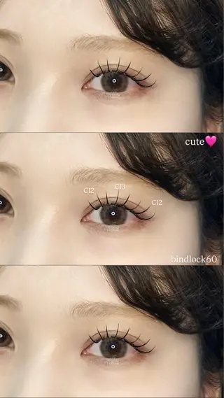 マツエク・マツパ Eye Lash Salon Vivi 岐阜店所属・Vivi miuのマツエク・マツパデザイン