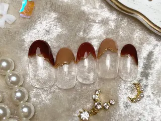 ネイル ネイルPetit Ribbonのネイルデザイン