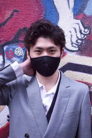 ミディアム パーマ メンズ メンズ特化美容師 井上大輔のヘアスタイル