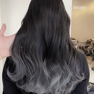 セミロング カラー 萩原 紗妃のヘアスタイル