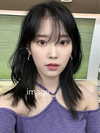 セミロング 原田 智行のヘアスタイル
