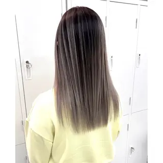 ロング カラー 奥山義進/ハイトーン /バレイヤージュのヘアスタイル