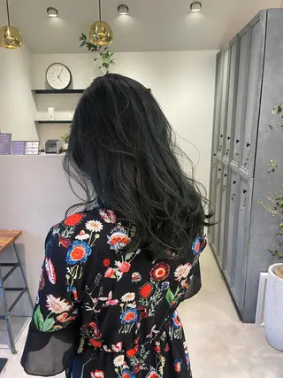 セミロング カラー 田中 陽菜乃のヘアスタイル