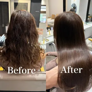 ロング ⭐️立川/縮毛矯正 /髪質改善⭐️のヘアスタイル