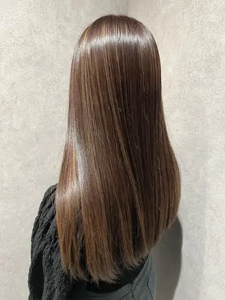 ロング カラー パーマ LUCK 本厚木店のヘアスタイル