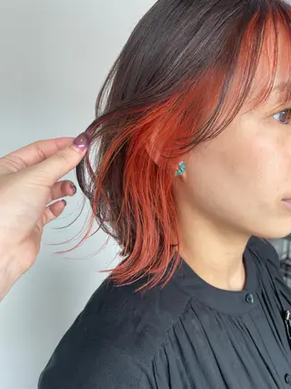 ショート カラー silo所属・silo MOKA 顔周りカット🦦のヘアスタイル