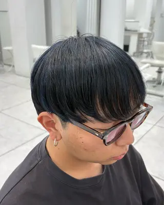 ショート カラー メンズ 水谷 璃温のヘアスタイル