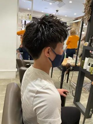 メンズ 細沼 葵のヘアスタイル