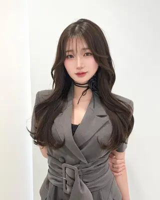 カラー ❤︎横浜❤︎うる艶 透明感カラー❤︎のヘアスタイル