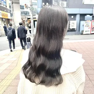 ロング カラー 🔵暗髪　特化🔵 梅田・増田のヘアスタイル