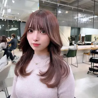 ロング カラー ヘアアレンジ FERiCIA.  表参道所属・レイヤーカット 🪄吉野翔悟のヘアスタイル