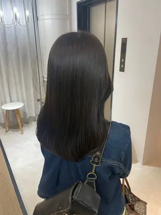 セミロング カラー HARUKA韓国ヘア /Luana梅田のヘアスタイル