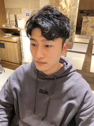 ショート パーマ 【ディレクター 🧸🤍田澤 唯那】のヘアスタイル