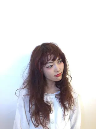 ロング カラー パーマスタジオ グレイス はやとのヘアスタイル