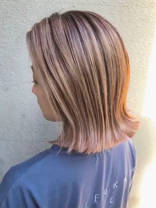 ミディアム カラー 🌫miyake maaya🌫のヘアスタイル