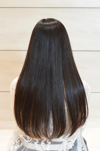 ロング カラー パーマ テラモト カズヨシのヘアスタイル