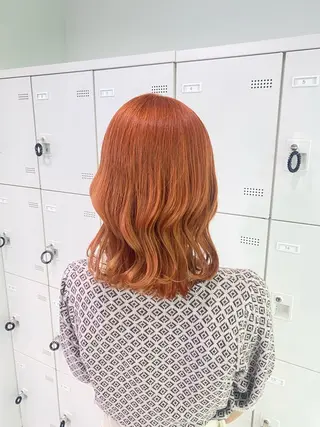 カラー 暖色カラー/オレンジ 🧡のんのヘアスタイル
