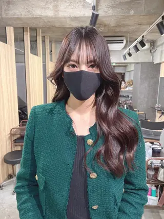 ロング カラー 韓国レイヤー/ 顔周り💕田中将吾のヘアスタイル