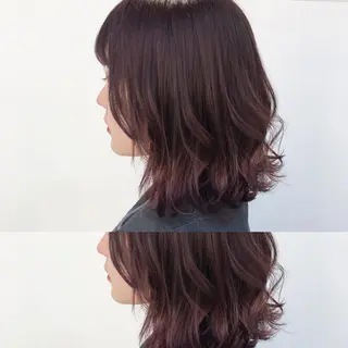 ミディアム カラー 嶋佐 昌大 シマサマオのヘアスタイル
