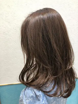 セミロング カラー 似合わせボブ💓/ 美髪縮毛✨豊嶋龍佑のヘアスタイル