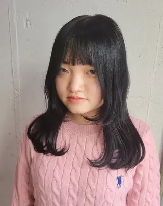 ロング Ayu🐾 ブリーチ無しカラーのヘアスタイル