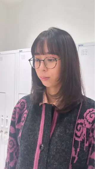 ミディアム カラー 縮毛矯正/ネイル 🌻ひまわり🌻のヘアスタイル