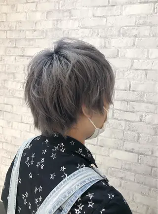 ショート カラー ヘアアレンジ 秋山 幸太のヘアスタイル