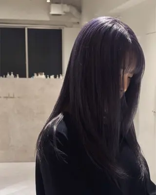 ロング カラー 透け感パールと映画 美容師/yujiのヘアスタイル