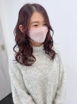 セミロング カラー 柿本拓【全席完全個室 ログネオン】のヘアスタイル