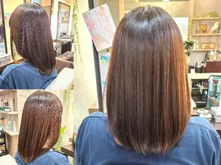 ミディアム hair make  ange 所属・赤池 彩のヘアスタイル