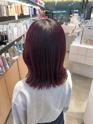 ミディアム カラー SEAM所属・いぶ /札幌美容師のヘアスタイル