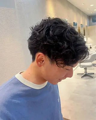 パーマ メンズ 関 琴美のヘアスタイル