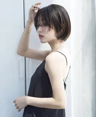 ショート ショート/ボブ/透明 感カラー🎀　emiのヘアスタイル