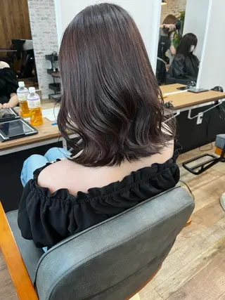 セミロング 高橋 篤史のヘアスタイル