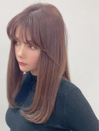 ロング カラー ヘアアレンジ トレンド眉🫧🪄 kumiの眉毛・アイブロウイメージ