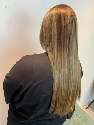 ロング カラー 立川/シールエクステ /みづきのヘアスタイル